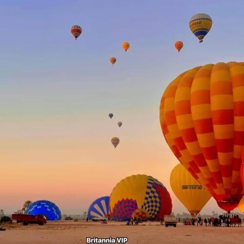 Sunrise Hot Air Balloon Flight over Luxor
