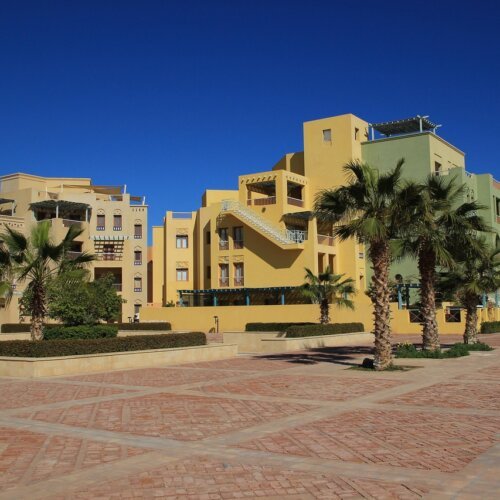 El Gouna town and lagoons, Red Sea, Egypt