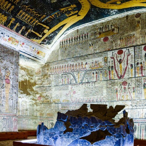Painted royal tomb in the Valley of the Kings, Luxor