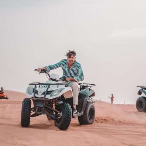 Quad bike safari in the desert near Hurghada, Egypt