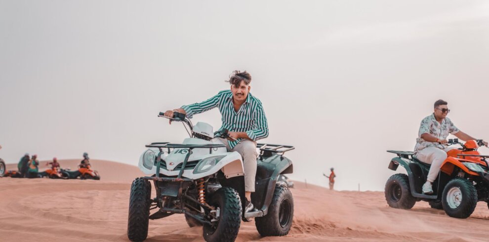 Quad bike safari in the desert near Hurghada, Egypt