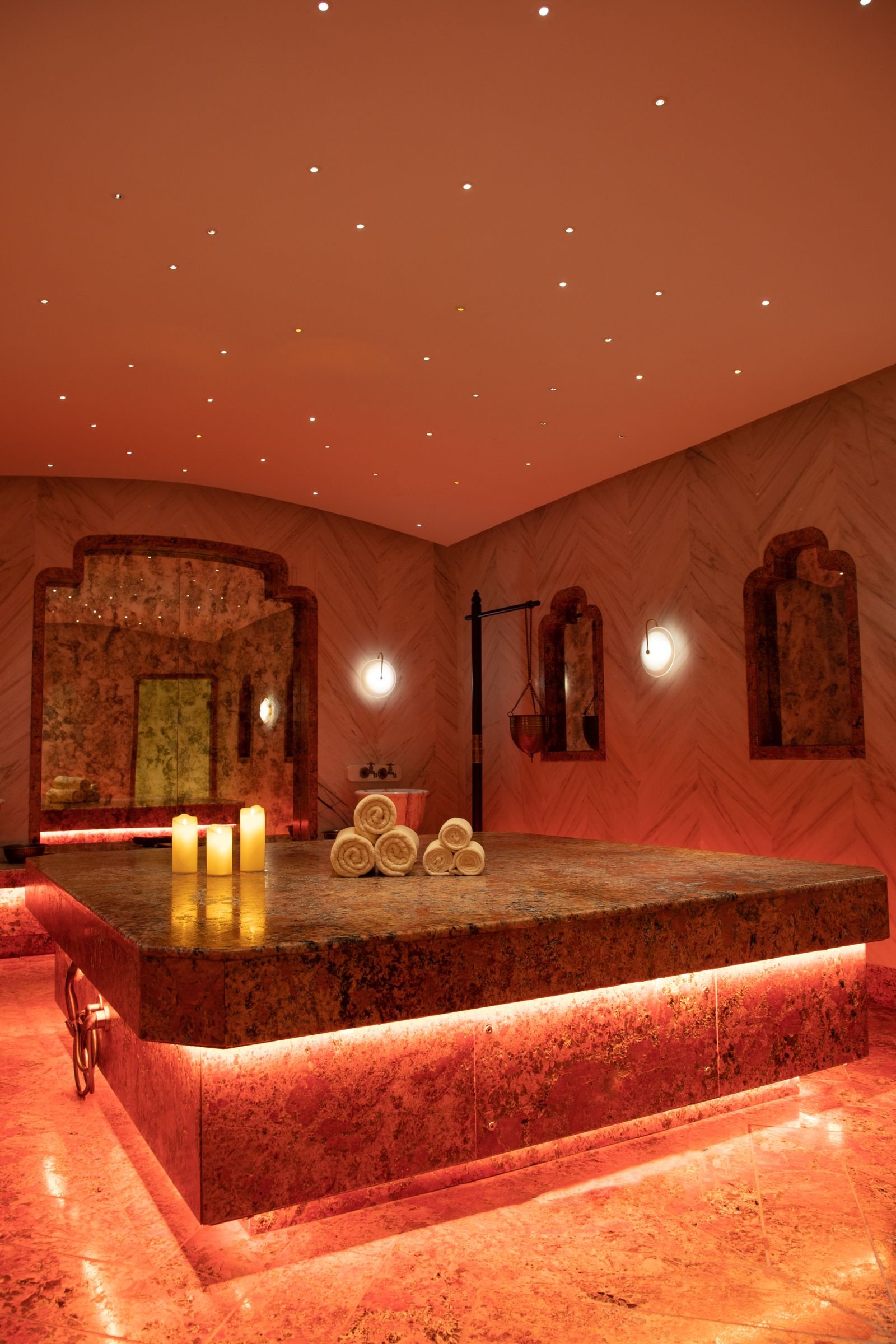 Turkish hammam in a spa