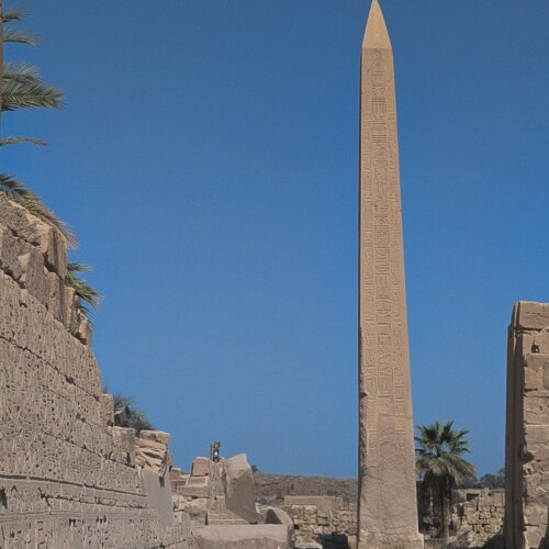 Obelisk at Karnak Temple in Luxor, Egypt