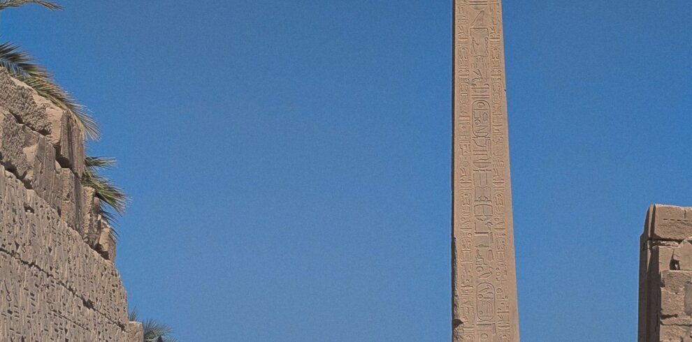 Obelisk at Karnak Temple in Luxor, Egypt