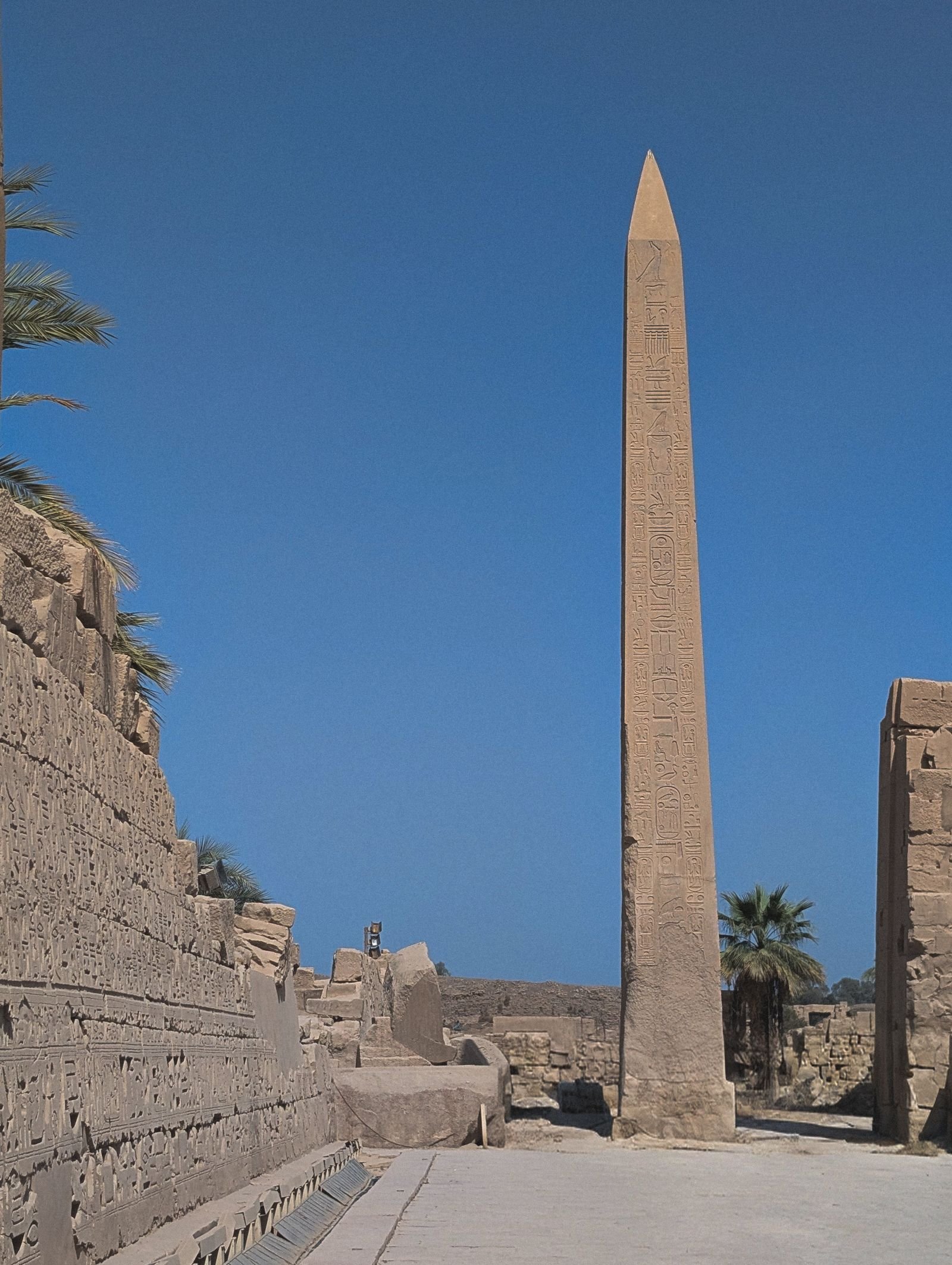 Obelisk at Karnak Temple in Luxor, Egypt